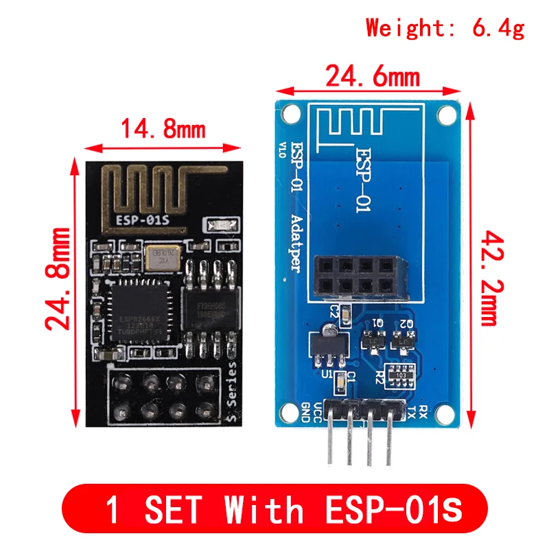 ESP8266 Module ESP8266 ESP-01 ESP01 Serial WiFi Wireless ESP-01 Adapter ...