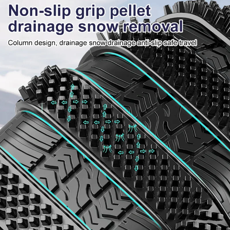 Snow Chain 10 Pcs Tyre Chain Urethane Set Wheel Ties Belts Car Tires Chains Winter Anti-Slip Anti Skid Snow Chains