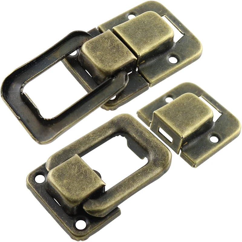 Toggle Lock Latch Catches 4pcs For Jewelry Box Ordinary Gift Wooden Case 38x25mm