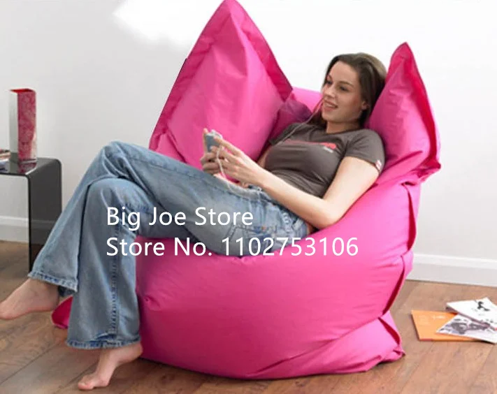 hot pink 600D Waterproof Outdoor Cushions Giant Large Beanbag Sofas Cover Foam Bean Bag Huge Bean Bag Puff Supplier