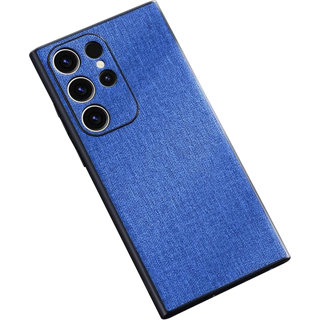 

Чехол для Samsung Galaxy S23 Series, матовый тканевый чехол для телефона с рисунком, полноразмерный Ультратонкий чехол с защитой от падения и линзами, прочный Чехол