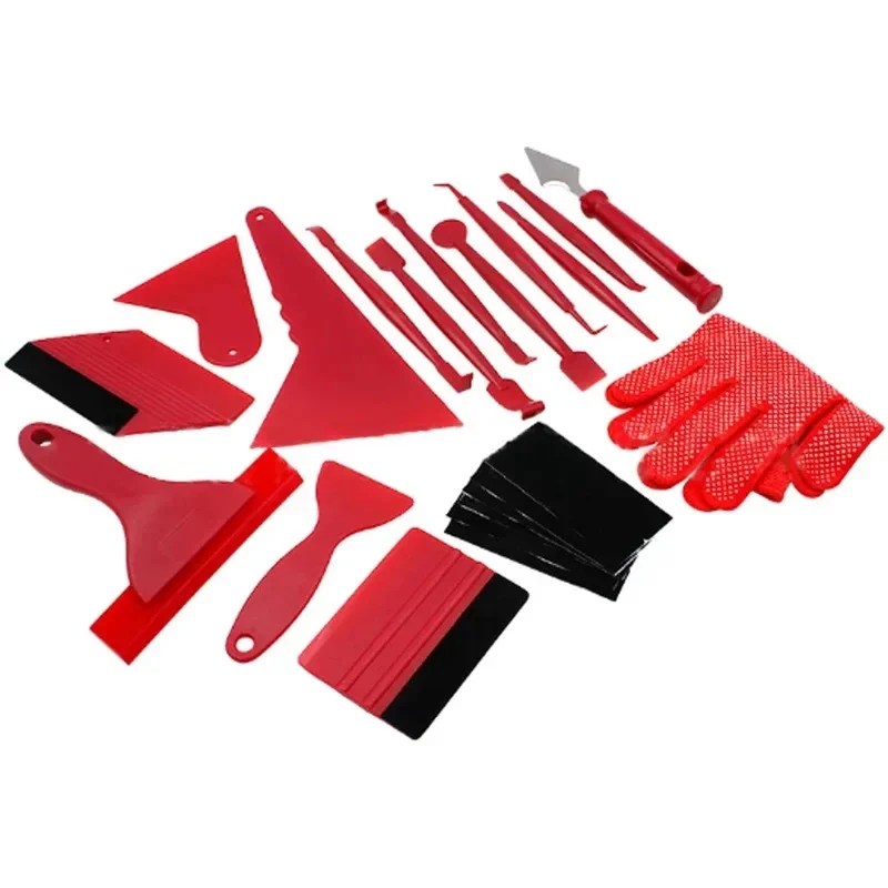 21PCS Car Wrapping Tint Application Foil Set Kit Tools Vinyl Wrap Film Sticker Auto Window Tool Accessori