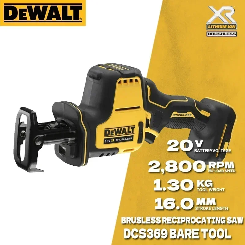 DEWALT DCS369 Reciprocating Saw 18V Cordless Brushless Motor Speed
