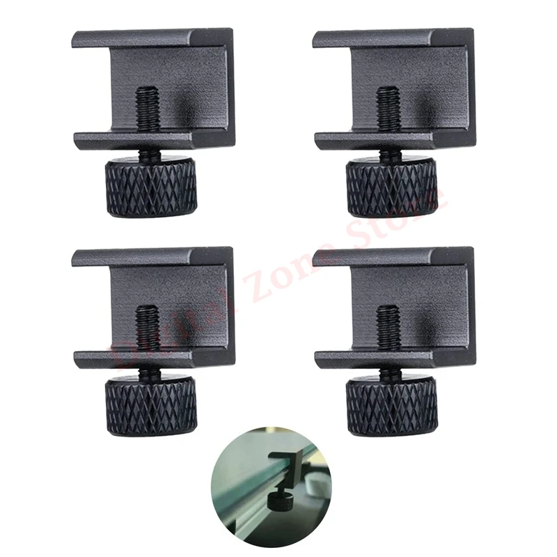 

4 3D принтера Ender 3 Pro Обновленный стеклянный зажим для CR - 10S Pro, CR - 10, Ender 3 / 3 Pro / V2, Ender 5 Платформа для печати с горячим слоем