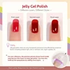 CHUNSHU Jelly Amber Gel Nail Polish 15ML Translucent Brown Color Nail Art Gels Semi Permanent Soak Off UV LED Gel Polish Varnish 6