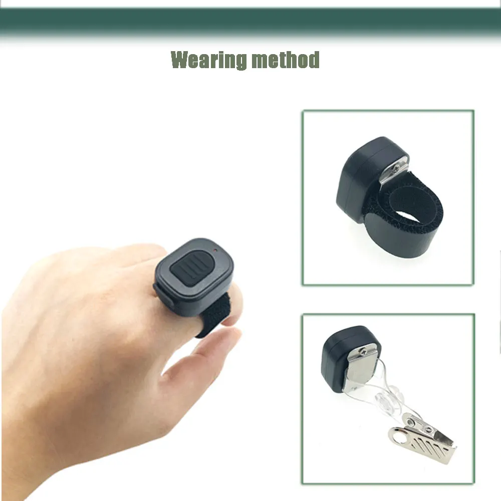 Wireless PTT Controller Z04 Hands-Free Walkie Talkie Button for Android iOS Mobi