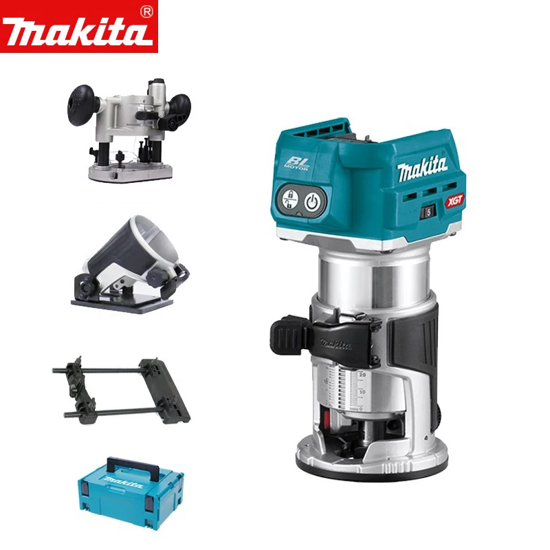Makita-Machine de coupe aste RT001G, outil de rainurage multifonction,  outil de travail de calcul, machine mise en œuvre, RT001GZ08, 40V -  AliExpress