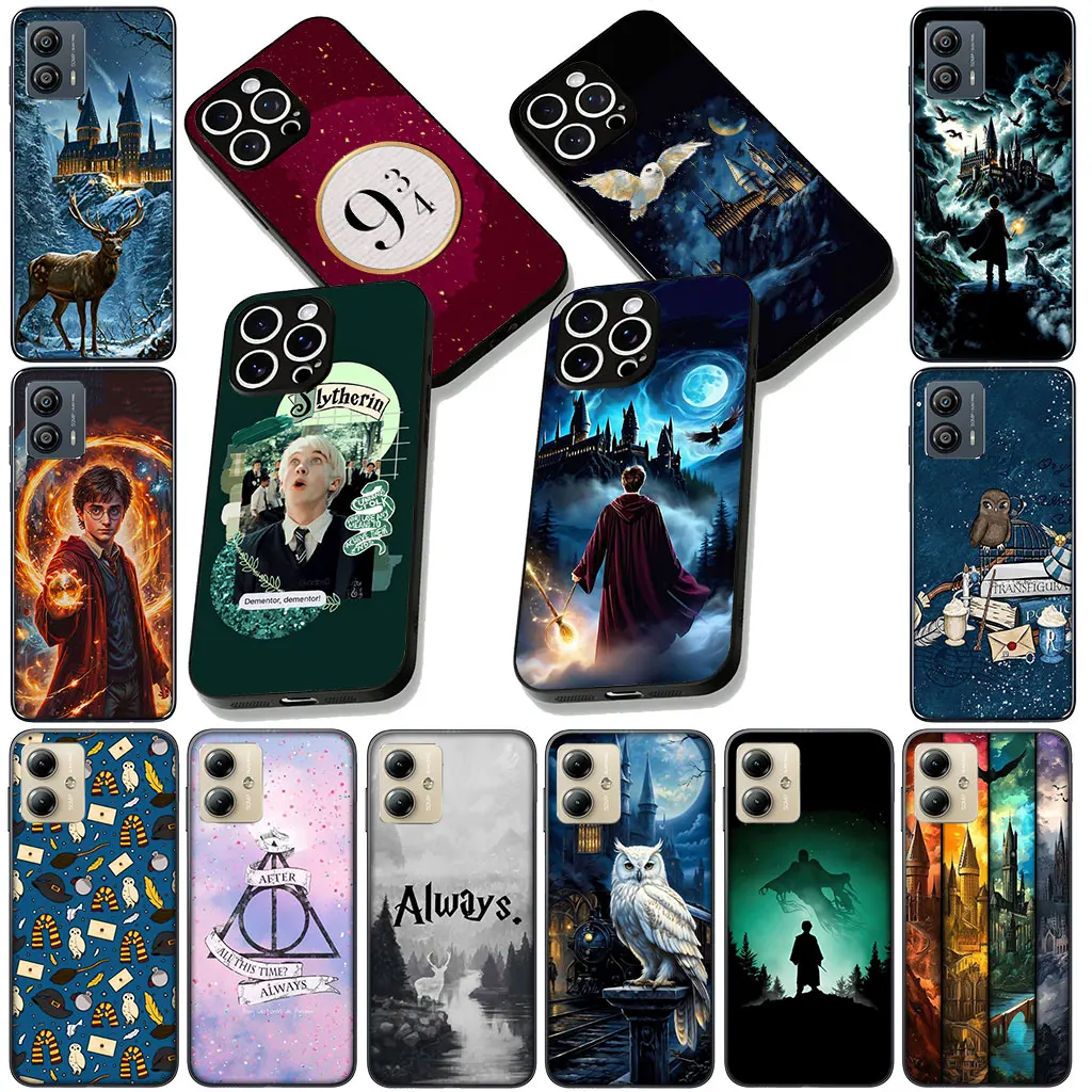 Artistic Owl & Wand Design Phone Case Cover