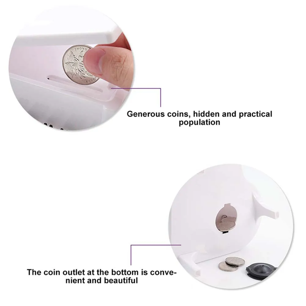 Piano Shape Piggy Bank Money Box Coins Cash Saving Box Safe Deposit Box Living Room Desktop Ornaments Kids Birthday Gift 4