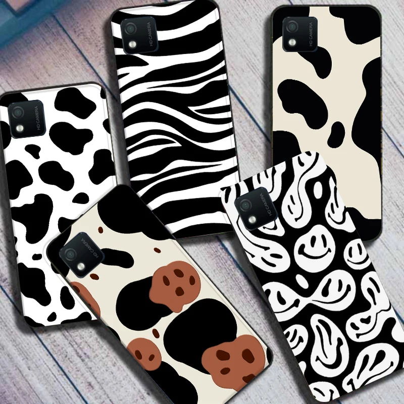 

For Wiko Y82 Case Y 82 Cartoon Soft Silicone Back Cases Phone Cover 6.1'' TPU Bumper Fundas WikoY82 2021 Leopard Cow Zebra