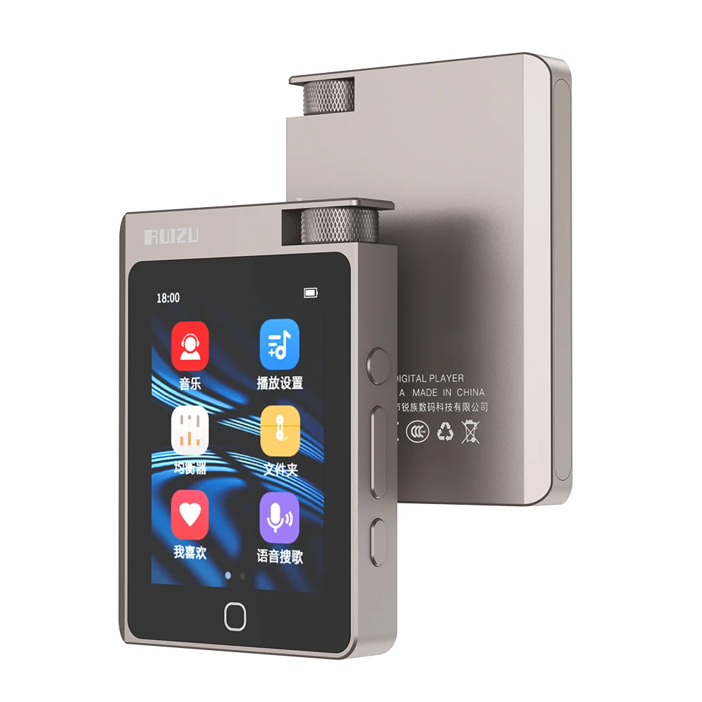 Origina ruizu MP4 Music Player support bluetooth v5.0 metal HIFI player