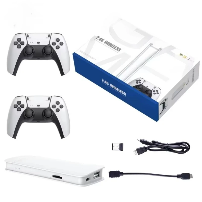 Taşınabilir 2.4G M15 Oyun Konsolu 4K Oyun Çubuğu Çift Joystick HD Video Oyun Konsolu Retro Klasik TV Oyun Konsolu NES PS1 için