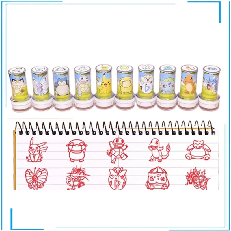

Pokemon Gyarados Psyduck Pikachu Bulbasaur Different Style Seal Cute Cartoon Anime Figures Characters in Stock
