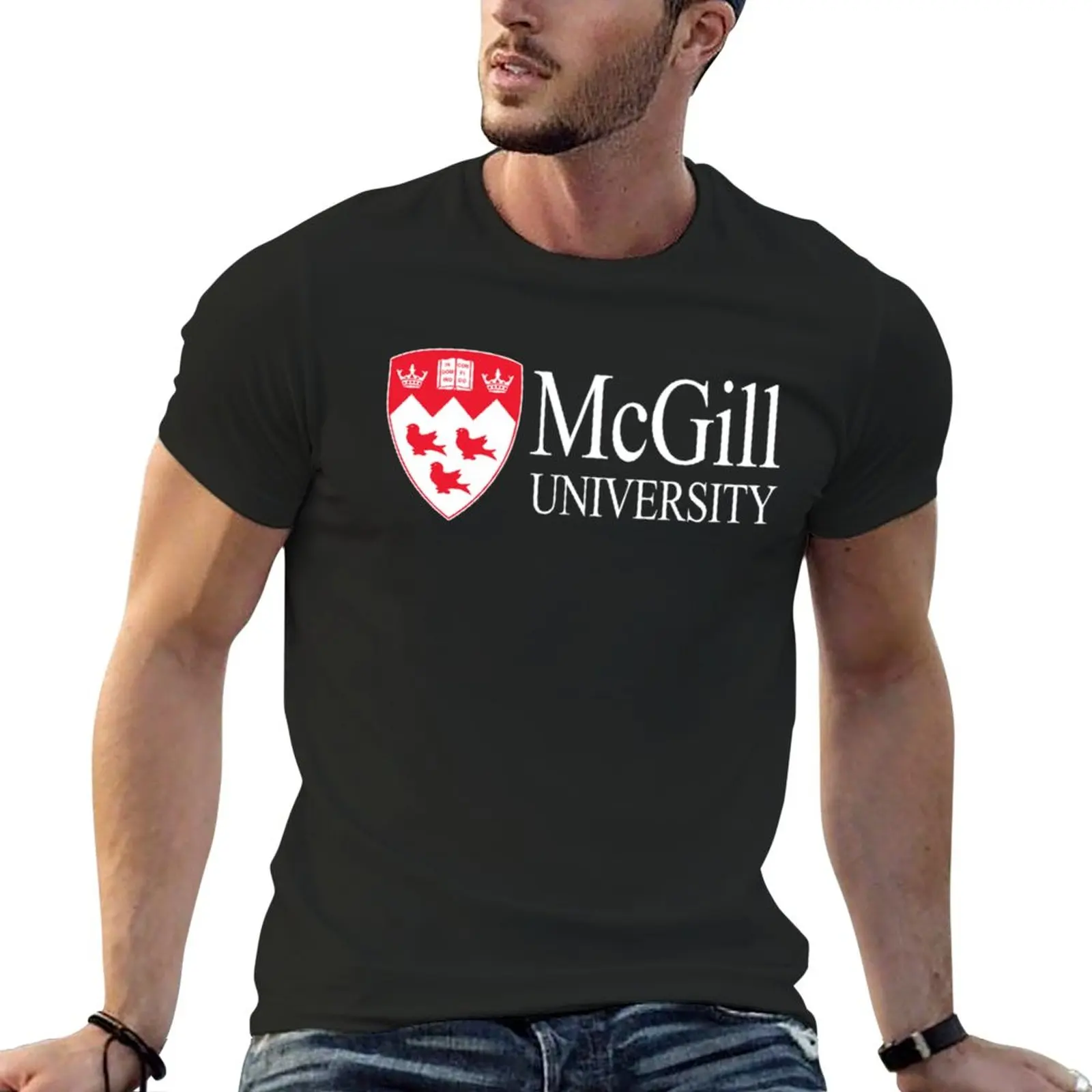 

New McGill University T-Shirt tees custom t shirts design your own T-shirt men