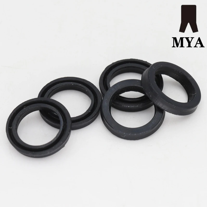 MYA 3-20mm NBR 고무 공기 밸브 공압 실린더 피스톤로드 샤프트 U/Y 그루브 립 방진 씰링 플랫 링 가스켓 오일 씰
