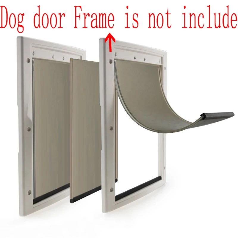 Dog Door Replacement Flap for Puppy Cats Kitten plastic pet door