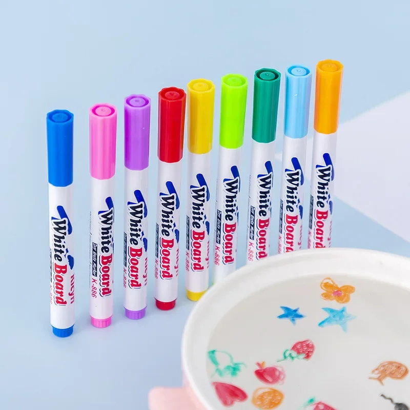 Magical Water Floating Pen Colorful Mark Pen Kid Drawing Early Art Education Doodle Water Pens Student Colorful Doodle Water Pen 3