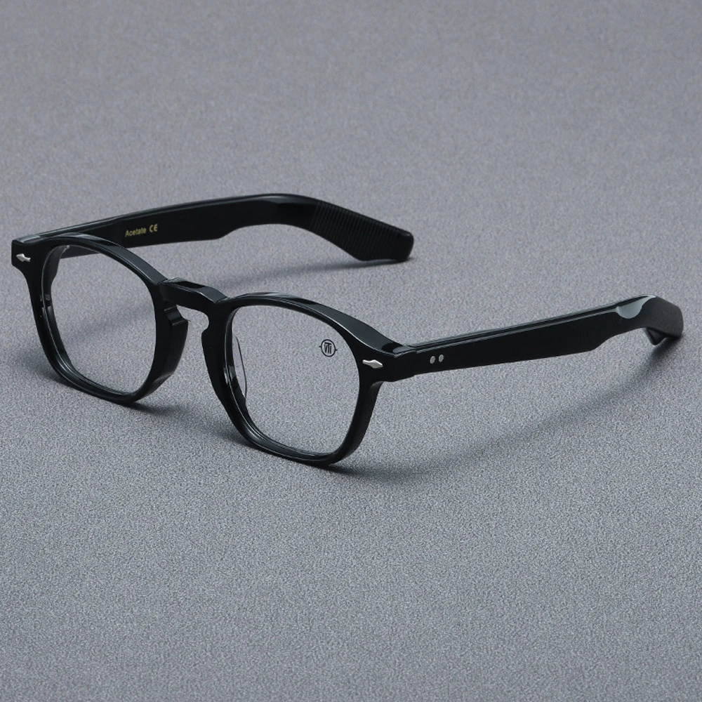 

JMM NN-034 Fashion Designer 권치렁 Thick Acetate Plate Metal GD Style Glasses Frame Small Round Frame personalised Glasses Frame