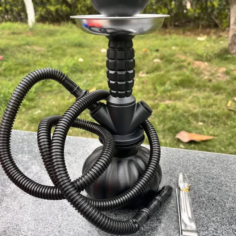 Acrylic Shisha Hookah Set with Single Silicone Hose for Outdoor Travel Portable Narguile Cachimba Accessories hookah accessories hookah set smoking pipe kit