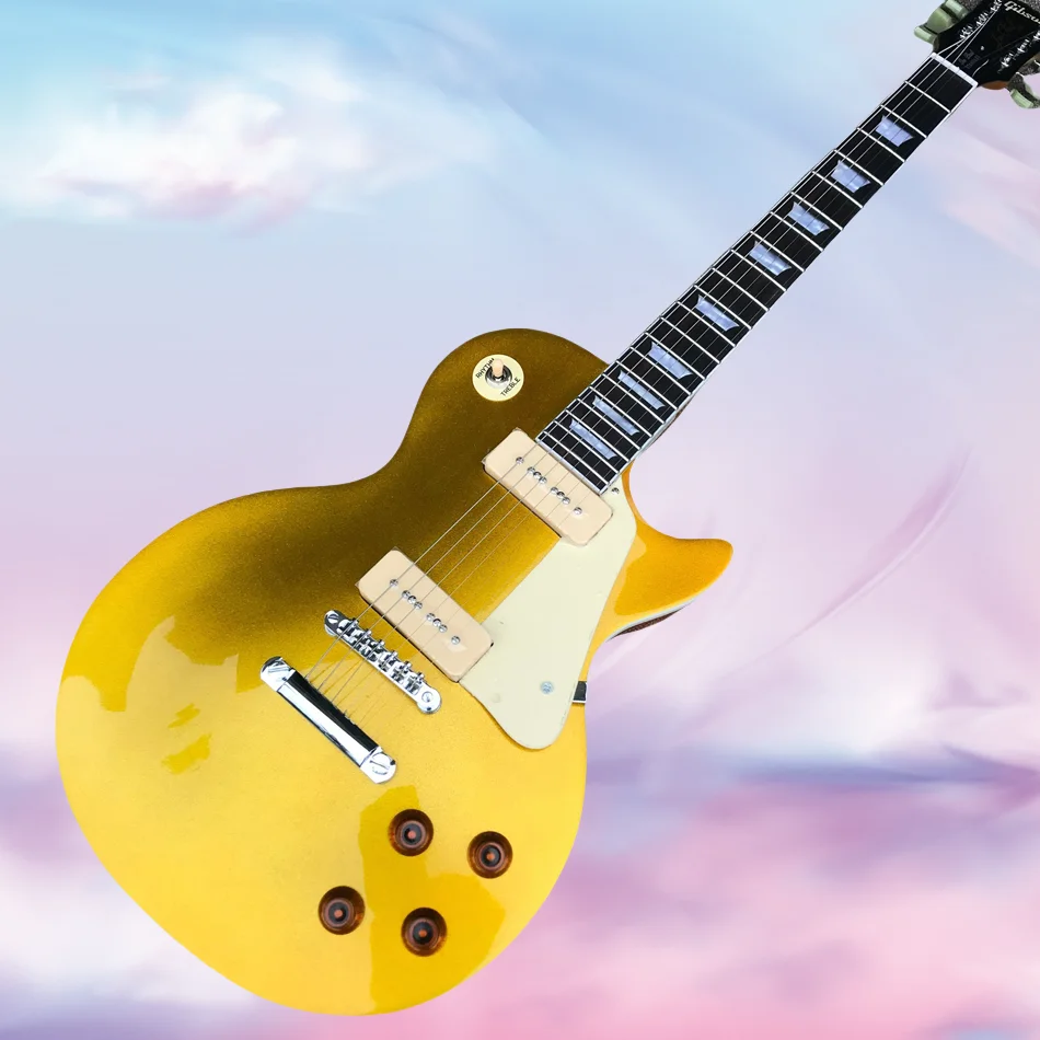 LP standard electric guitar silver hardware 2 pickup guitars rosewood fingerboard Made in China