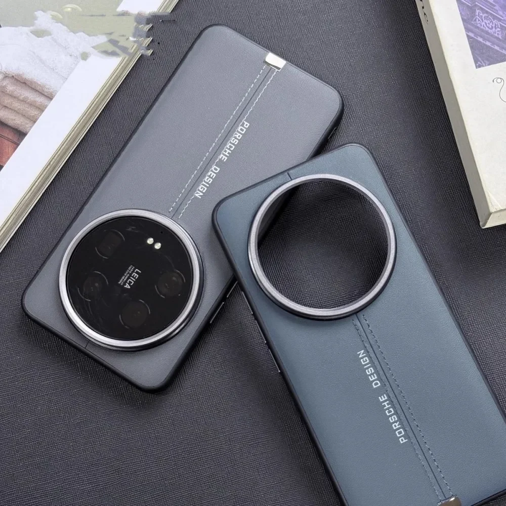 Luxury PU Leather Skin Magnetic Protective Back Cover Case