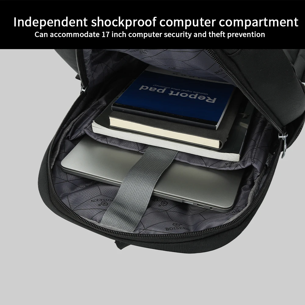 1Pcs Large Capacity Men's Backpack, with Shockproof Computer Compartment, Multifunctional Casual Backpack, Suitable for Travel and Work