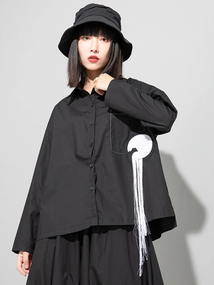 Blus Wanita Bordir Hitam Jumbai Ukuran 