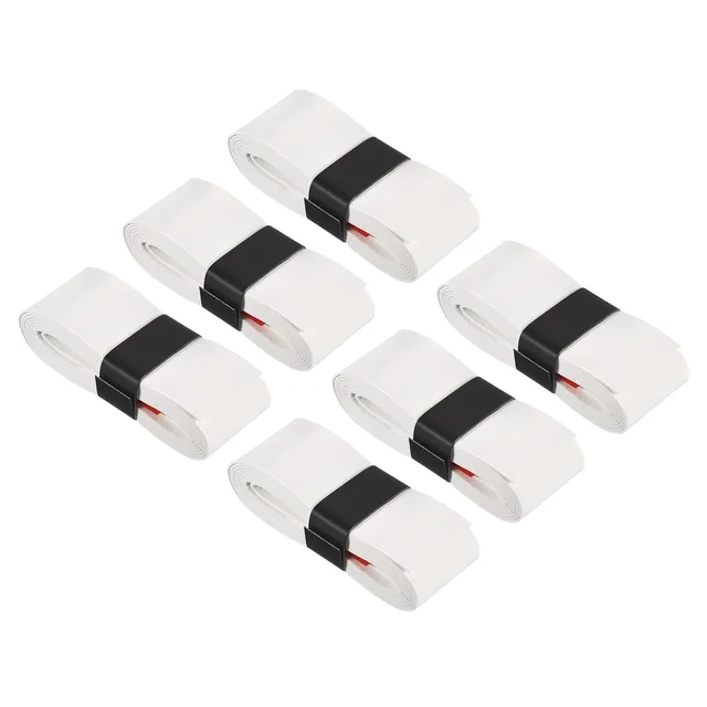 6/12pcs 43.3" Tennis Racket Grip Tape PU Overgrip Stretchy Non-Slip Absorb Sweat for Badminton Fishing Rod for Training 2