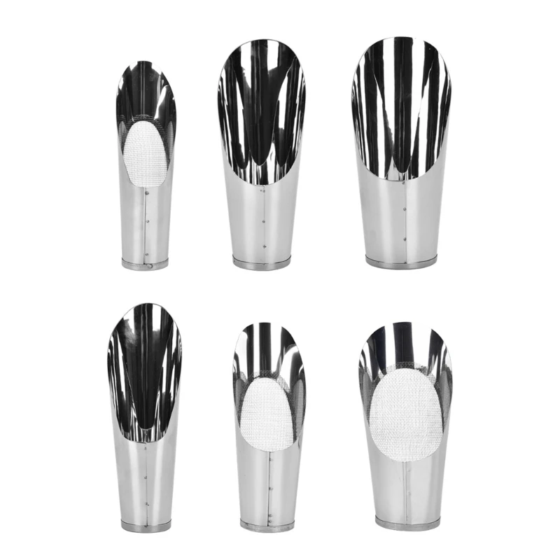 Soil Scoops Stainless Steel Garden Shovel Metal Shovel Cup Succulent DIY Bonsais Plant Garden Tool Helper
