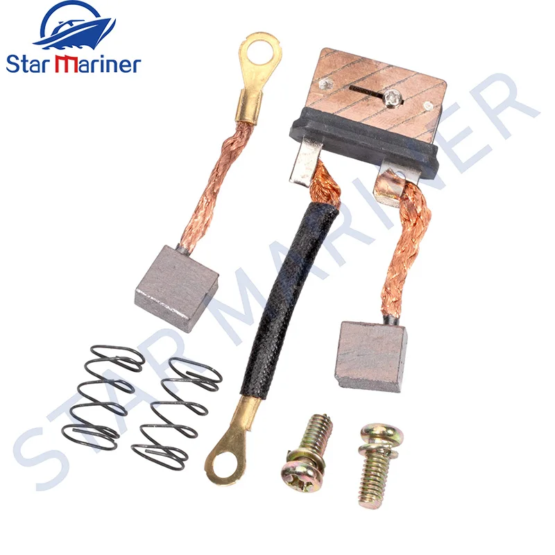 63P-82181 Carbon Brush Set for Yamaha Outboard Motor 2T And 4T 115HP 150HP Trim Tilt Motor Inclued 62X-4386K Brush 63P-43892-10 outboard engine parts