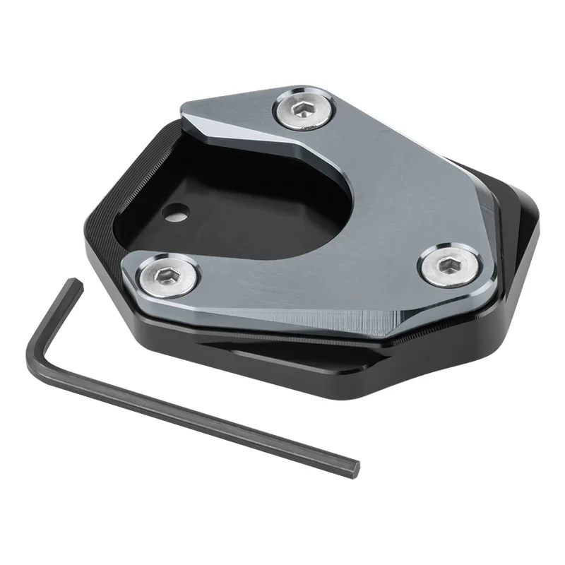 Motorcycle Kickstand Foot Extension Pad Plate - Durable Side Stand Enlarger