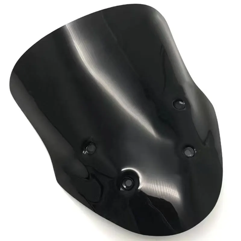 Pare-brise Double Bulle Noir Pour Suzuki DL650 (2012-2016) - Réduction Du Vent Et Du Bruit - Montage Simple