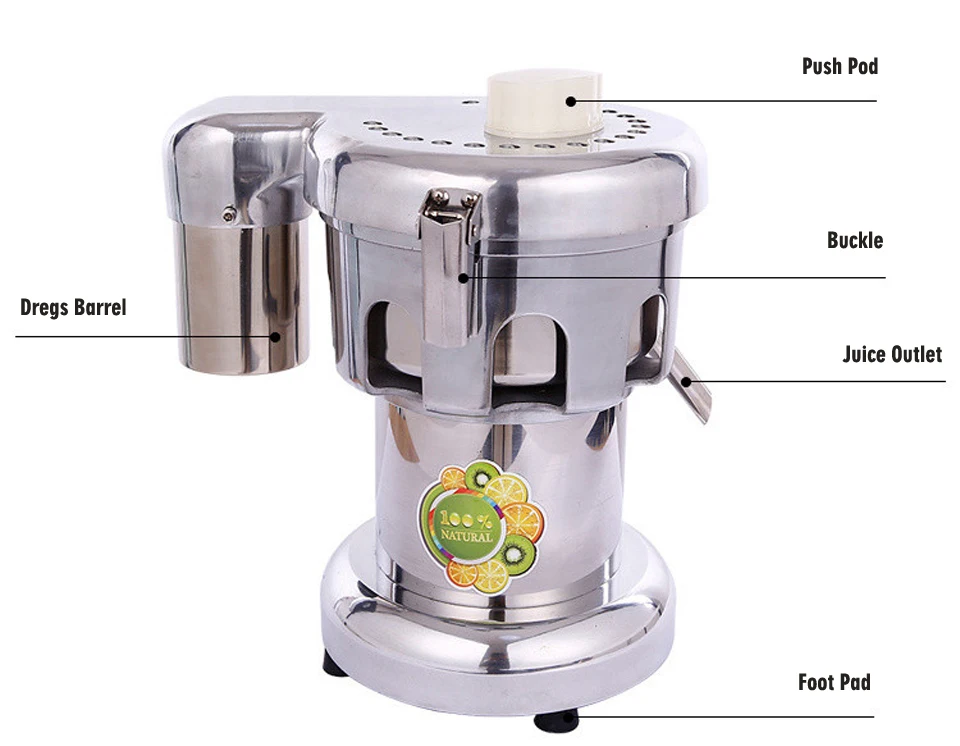 WF-A3000 Electric Professional Slow Juicer Extractor Machine For Fruit Orange Squeezer Juicer Blender Stainless Steel 6