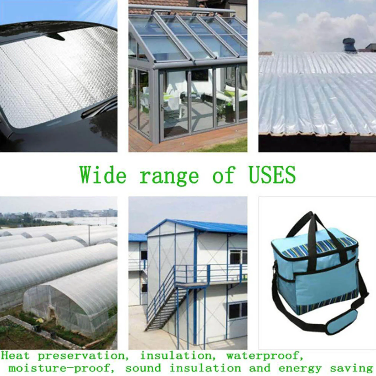 

1 Roll Of Radiator Reflective Film Wall Thermal Insulation Reflective Film Aluminum Foil Thermal Luminum Foil Insulation Films