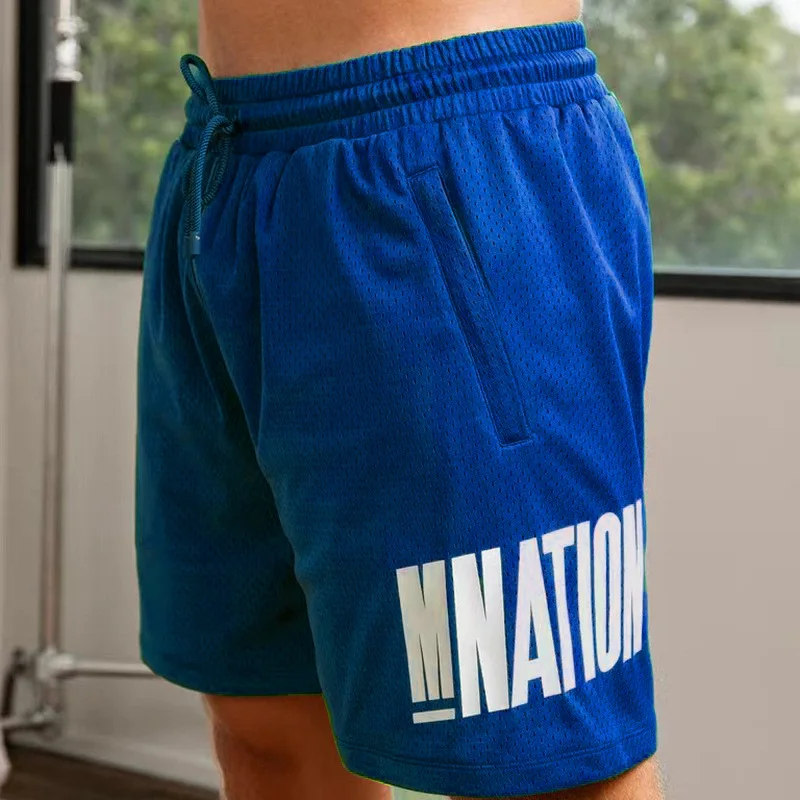 

2023 New Men shorts street Trend Leisure Training Summer man Shorts Workout Sports jogging Running letter Printing Short Pants
