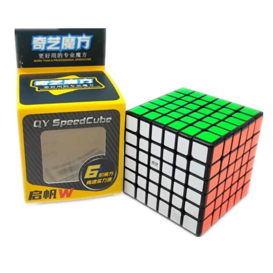 Qiyi Magic Cube 2x2 3x3 4x4 5x5 6x6 Black Stickers thumbnail 10