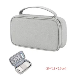 Compact Travel Digital Accessories Organizer for Electronics and Cables (M grey)