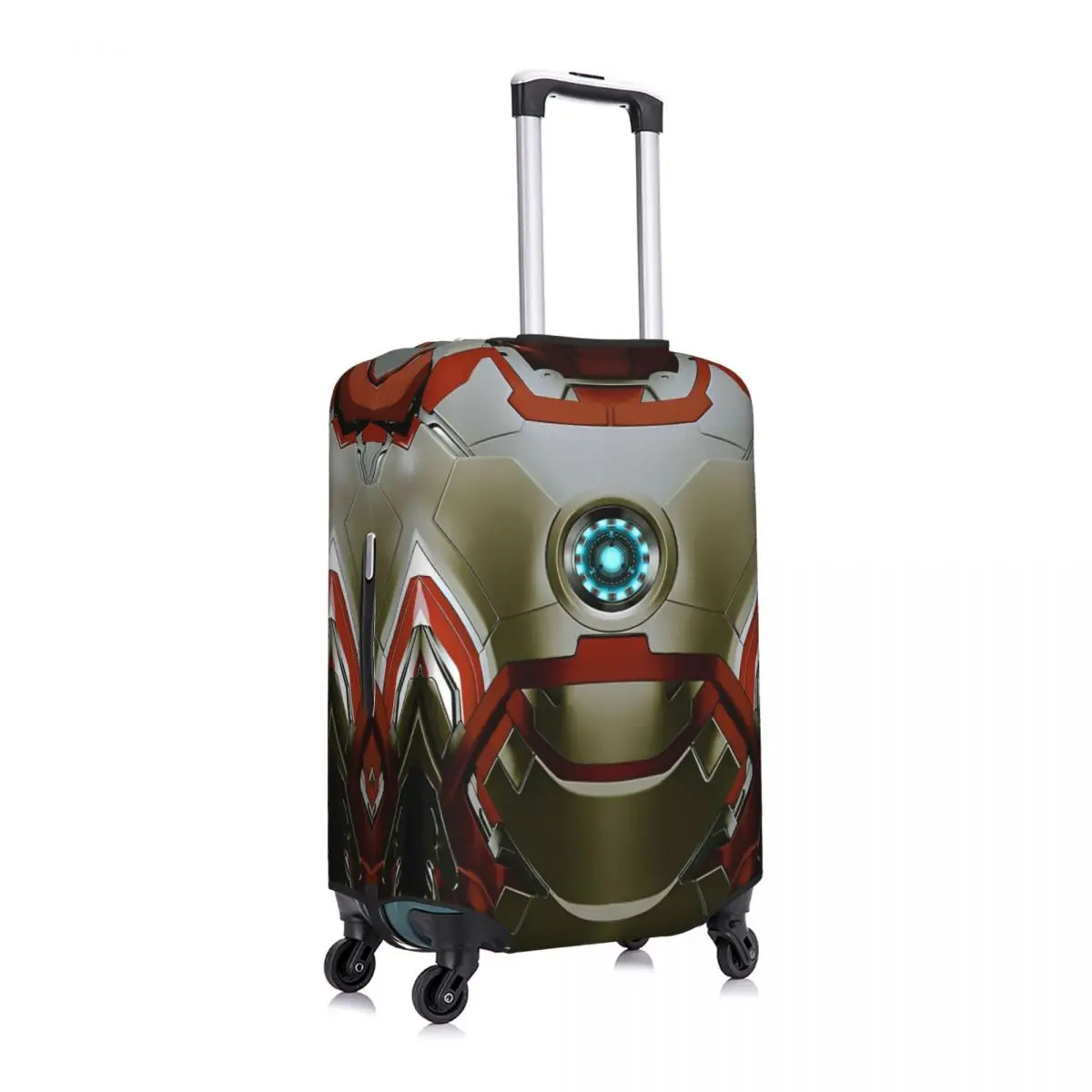 Custom Iron Man 3D Print Suitcase Cover Anime Manga Flight Travel Useful Luggage Accesories Protector 2