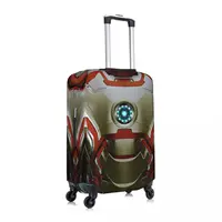 Custom Iron Man 3D Print Suitcase Cover Anime Manga Flight Travel Useful Luggage Accesories Protector 2