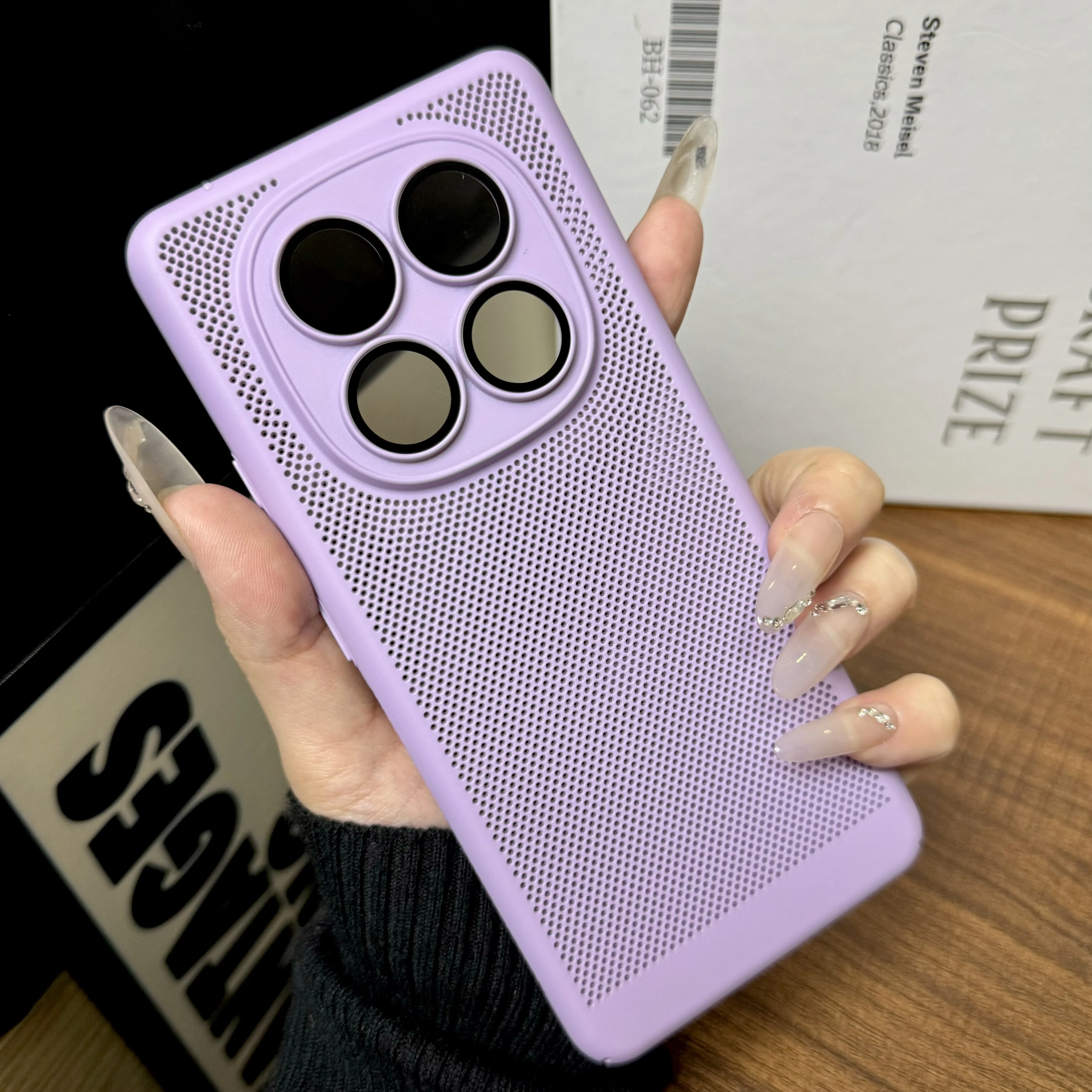 Heat Dissipating Shockproof Hard Case with Mesh Armor and Lens Protector