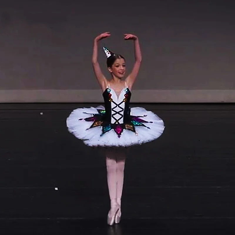 Neue Berufs Ballett Tutu Mädchen Rosa Teller Pfannkuchen Tutu Ballerina Party Kleid Erwachsene Frauen Kind Kinder Ballett Dance Kostüm – Detail 3