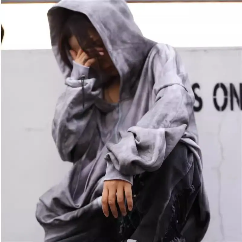 Autumn KPOP Fashion Style Harajuku Slim Fit Hooded Sweatshirt Loose Casual All Match Outerwear Korean Stylelong Sleeve Jacket