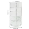 Five layer crystal belt storage box for storage and display, featuring a cylindrical stackable design 6