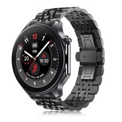 Stainless Steel Wristband Bracelet for Realme Watch S S Pro (Black)