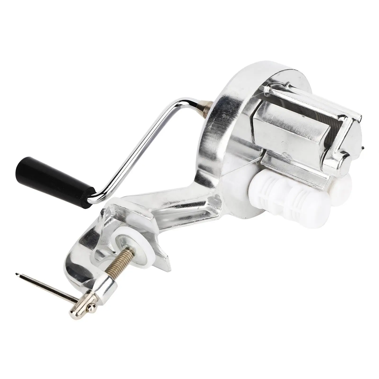 Hand Crank Aluminum Pasta Maker-Manual Noodle Press Machine for Homemade Pasta & Cooking Tool