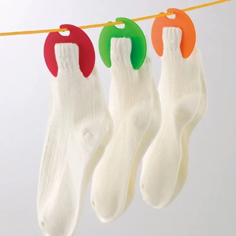 20Pcs/Set  Sock Clips   Colorful Sock Organizers Sorters Holders 2