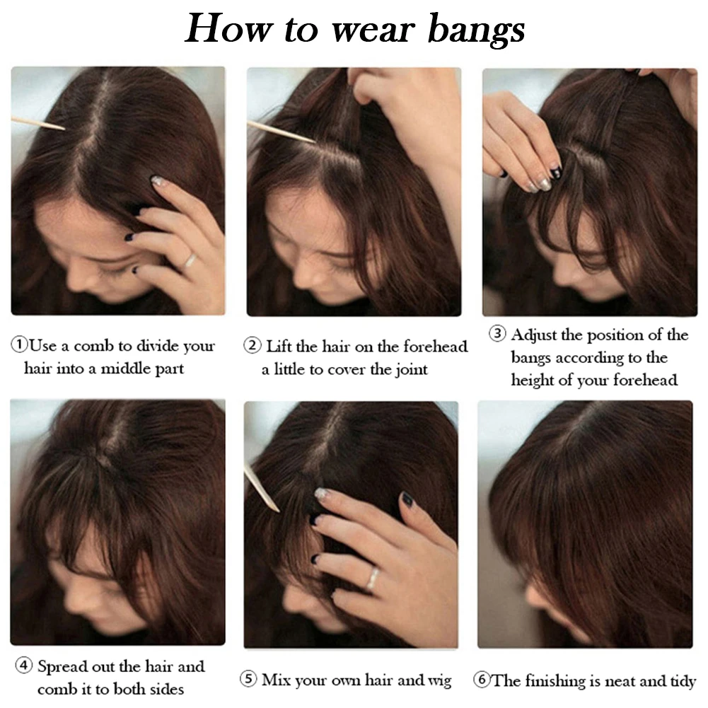 Parrucca nera mini alla moda, seta ad alta temperatura, clip-in, per capelli, estensione della parte superiore della testa, parrucca molto naturale per uomo e donna - immagine 3