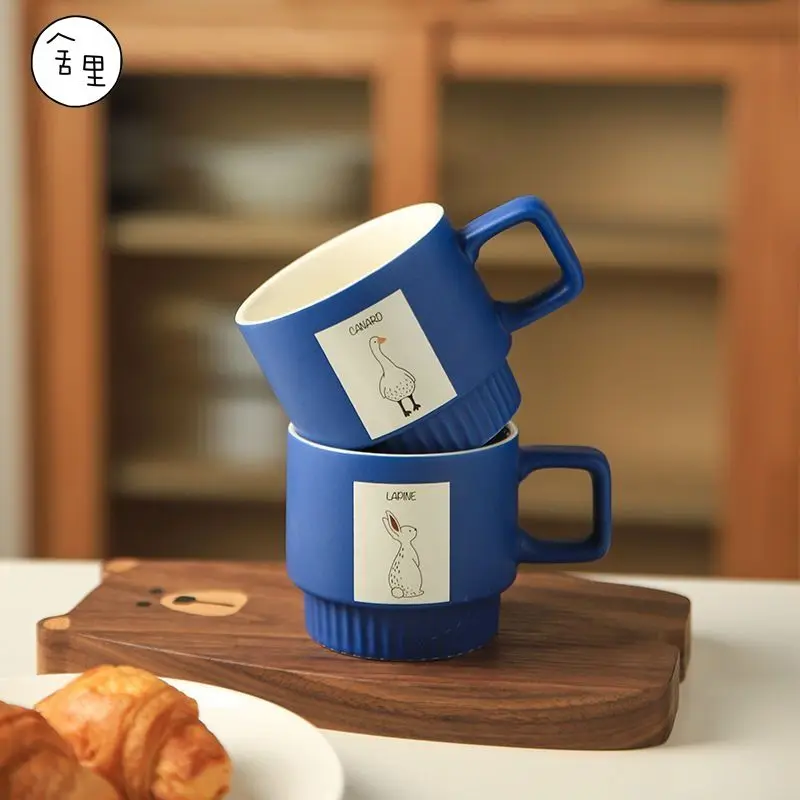 

Mug Female Ceramic Mug High Value Large Capacity Couple Mug Office Coffee Mug Home Coffee Mug