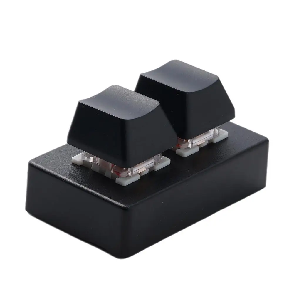 2키 USB 사용자 정의 프로그래밍 가능 매크로 미니 키보드 복사 및 붙여넣기 키패드 포토샵 게임용 키패드 레드 스위치