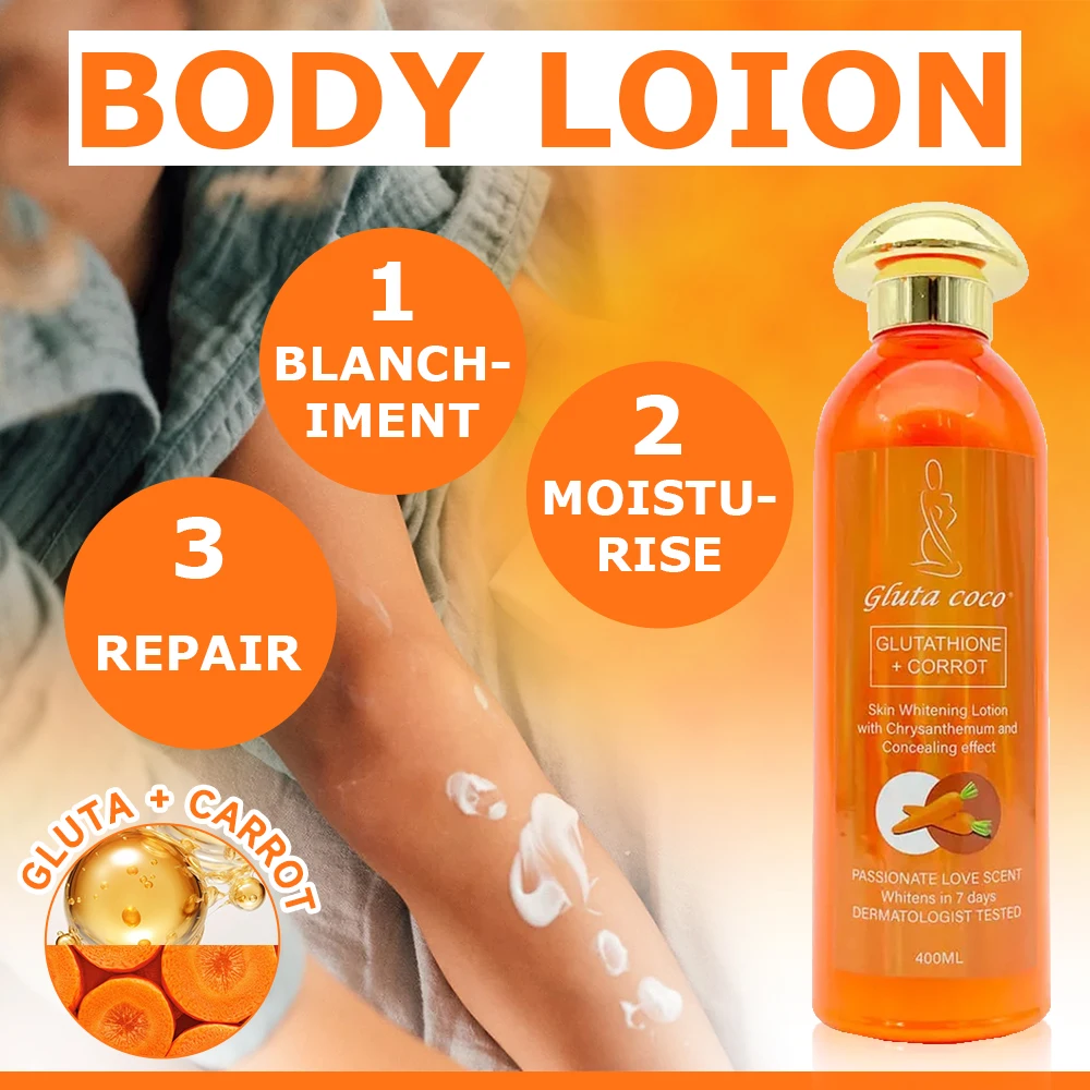 Gluta Master Carrot Skin Lightening & Brighte Set Moisturising Maintaining Luster for glowing skin Dark Skin Care Brand 4